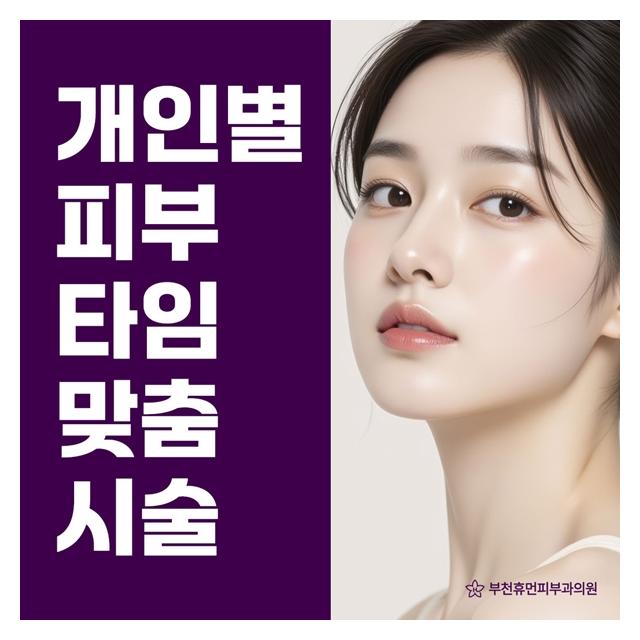 개인별 피부 타입에 따라 진행하는 맞춤시술로 만족도가 높습니다
